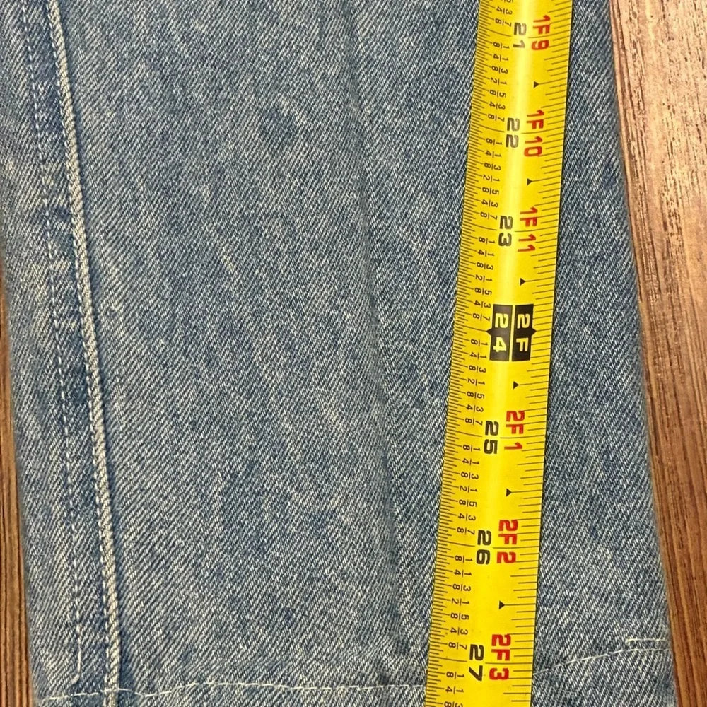 Vintage 90s Zip Code High Waist Lace Patchwork Jeans Size 9/10 Boho Chic - Picture 7 of 16